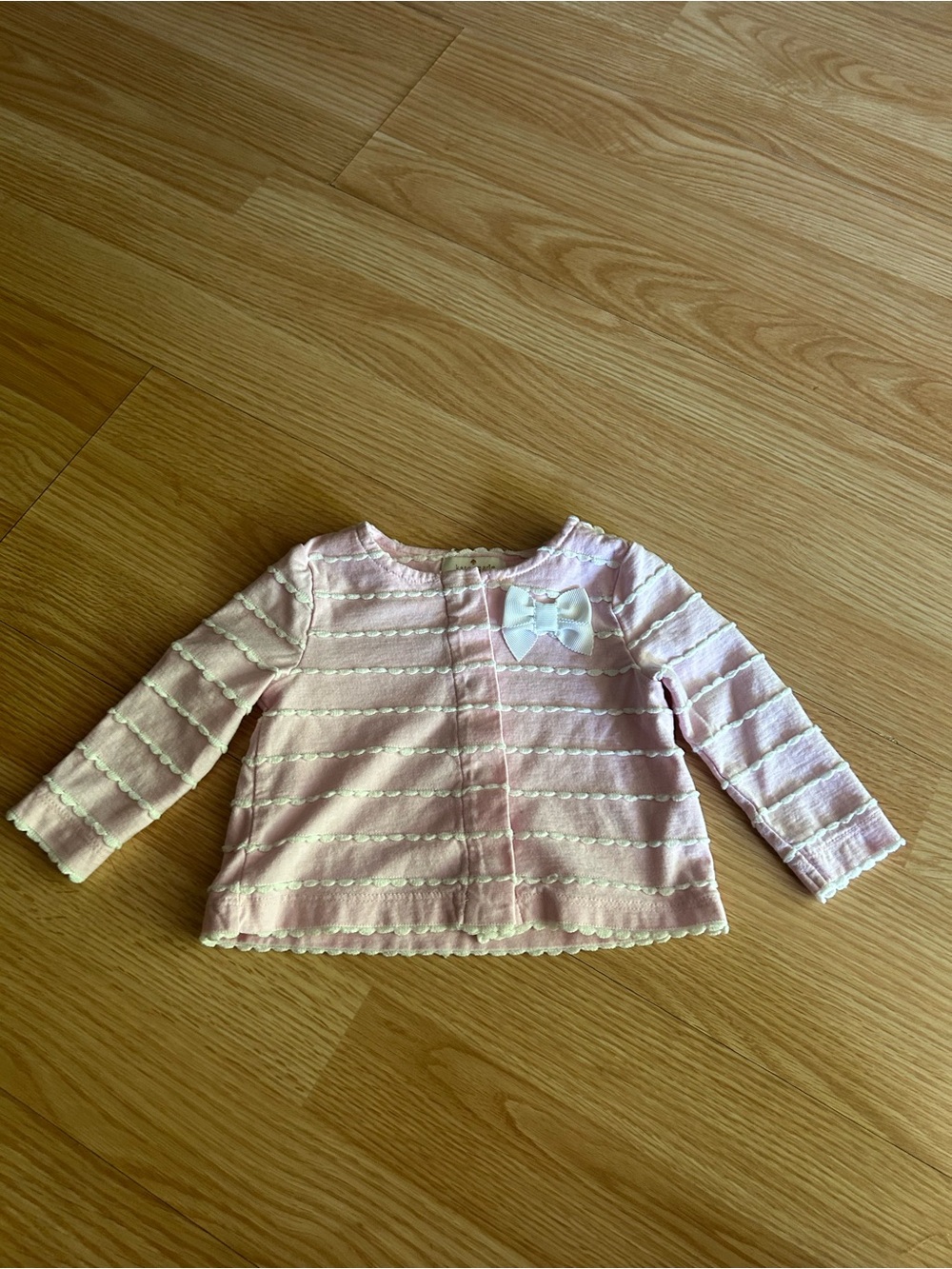 kate spade NY Start Something New Pink Bow Cardigan 6M